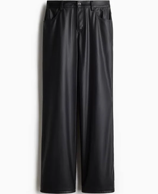 H&M Ladies Straight Coated Pants