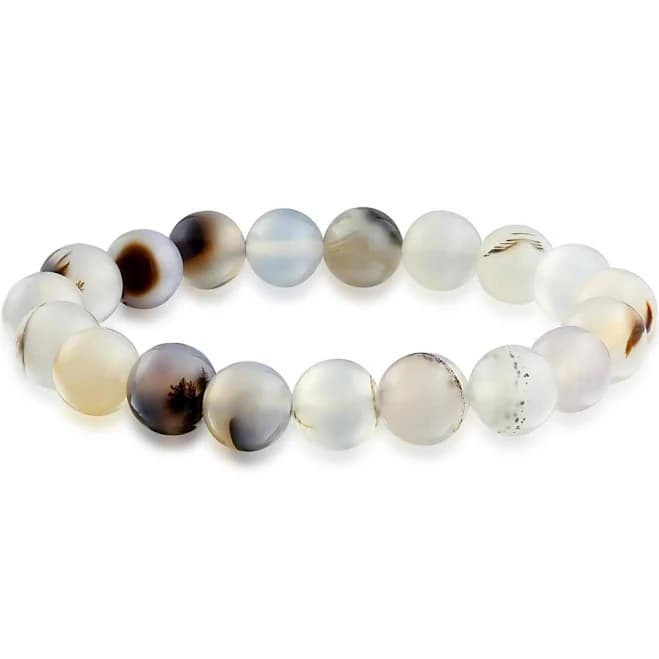 Bling Jewelry Natural Multi-Color Gemstone 8MM Bead Stackable Stretch Bracelet for Men Unisex