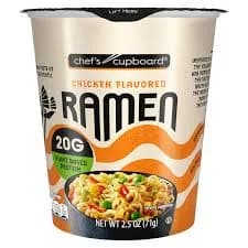 Chef's Cupboard Protein Ramen Chicken Flavor