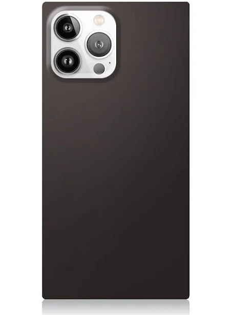 Flaunt Square Smokey Black iPhone Case