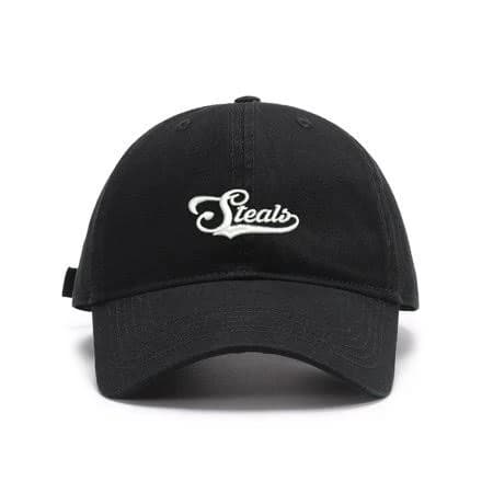 Men's Vintage Washed Cotton Baseball Cap with Embroidered Steals