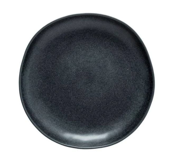 Costa Nova Livia Matte Black Dinner Plate