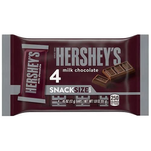 Hershey's Milk Chocolate Snack Size