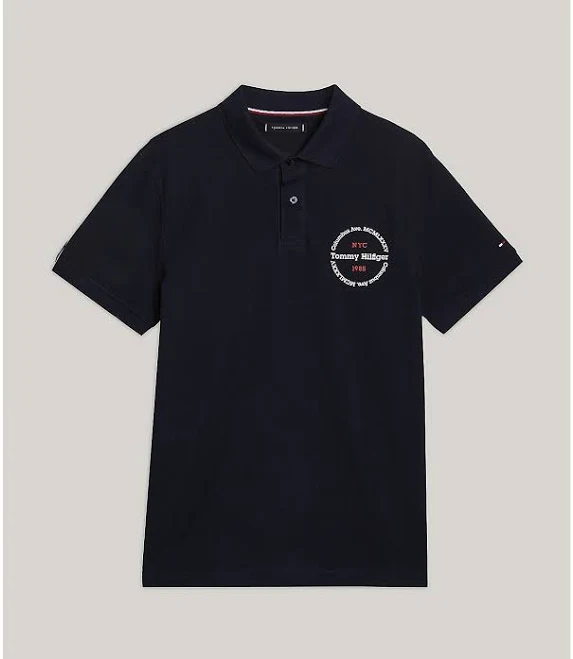 Tommy Hilfiger Men's Regular Fit Hilfiger Graphic Polo