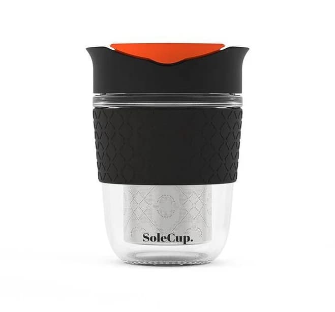SoleCup Original Blue Silicone Coffee Cup Travel Mug