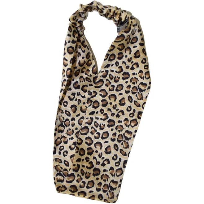 Sylki Women's Silk Leopard Print Headband