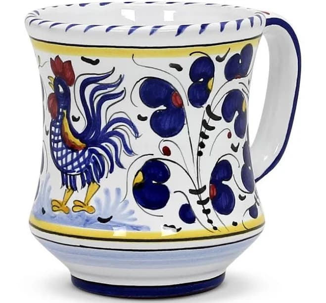 ORVIETO BLUE ROOSTER Concave Deluxe Mug