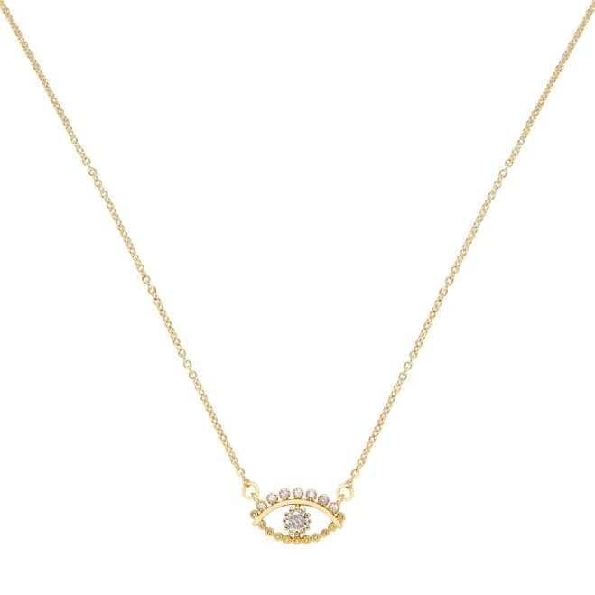 Ettika 18k Gold Sapphire Crystal Necklace