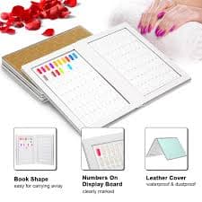 160 Nail Color Display Book Nail Art with 240pcs False Nail Tips Nail Salon Tools for DIY Nail Polish UV Gel Color Card Board - AliExpress