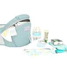 Amazon.com : Huifen Baby Carrier with Hip Seat, Multi-Functional 9 in 1 Baby Wrap Carrier Newborn to Toddler for All Seasons Ergonomic Baby Sling Carrier Hands Free Baby Backpack 7-45 lbs (Green) : Baby