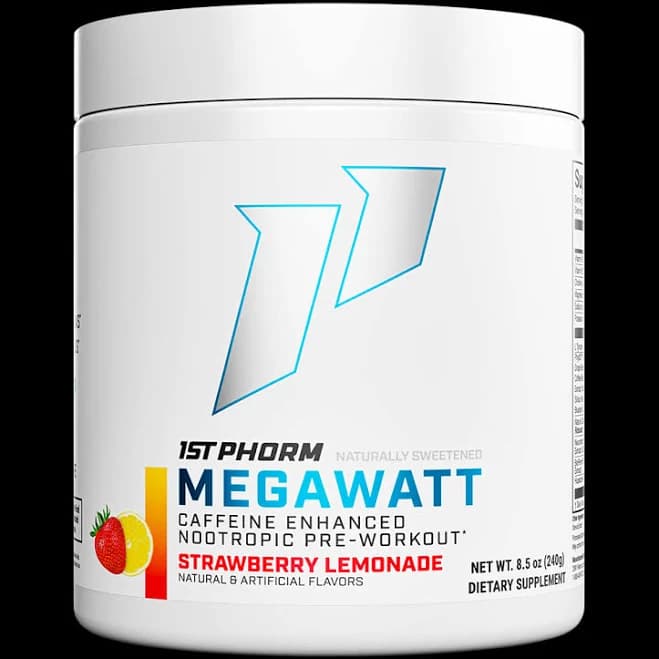 1st phorm Natural Pre-Workout for Energy and Focus Strawberry Lemonade