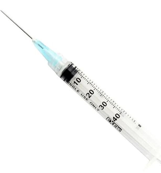 Exel Luer Lock Sterile 3cc Syringe with Needle, BX of 100 (Click for all Available Sizes)