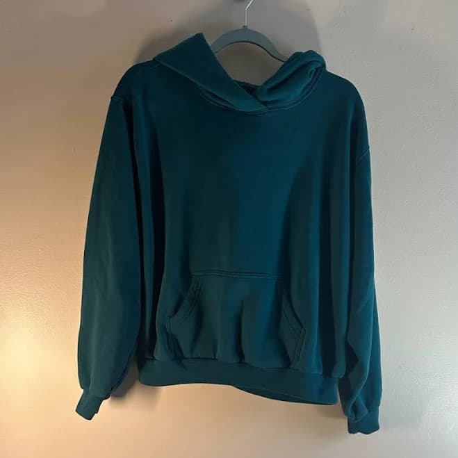 Abercrombie & Fitch Tops | Abercrombie & Fitch Deep Teal Hoodie | Color: Blue | Size: M | Kmholmes's Closet