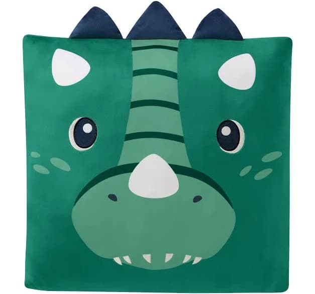 Your Zone Dino Snuggly Decorative Pillow