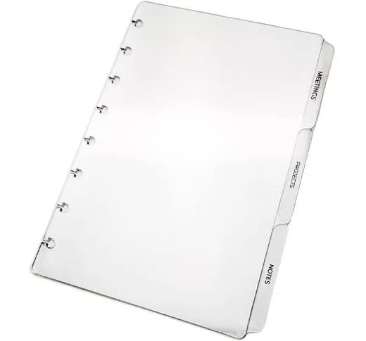Jane's Agenda Mini Discbound Tabbed Planner Dividers