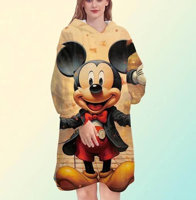 Mickey Mouse Oversize Fleece Hoodie
