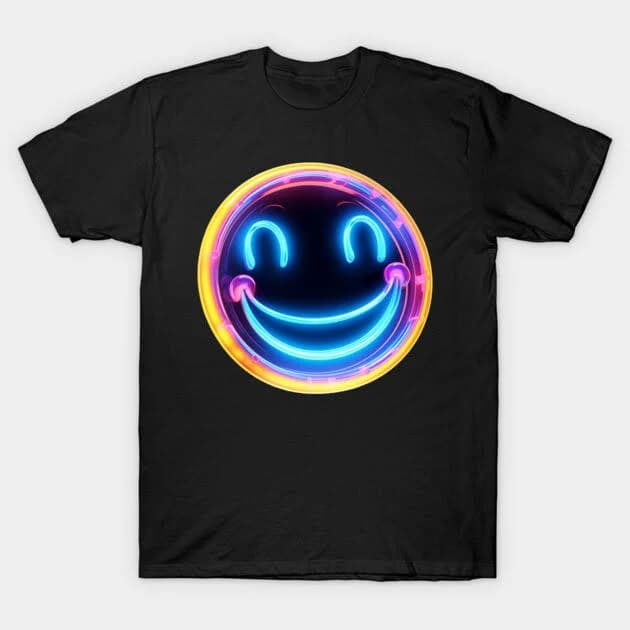 Neon Smiley Women's T-shirt