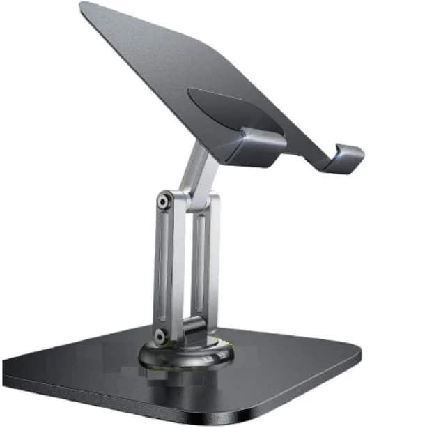 OBJLGEV Adjustable Tablet Stand Holder for Desk with 360° Rotation and Stability for iPad and Tablet Devices 12.9-4.7