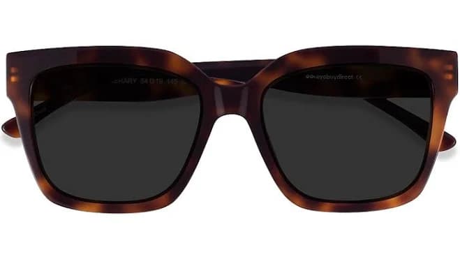 Itinerary Square Acetate Sunglasses with 1.6 Basic Tint Lenses