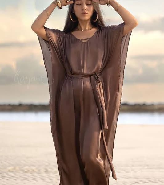 Kayame Reversible Silk Caftan