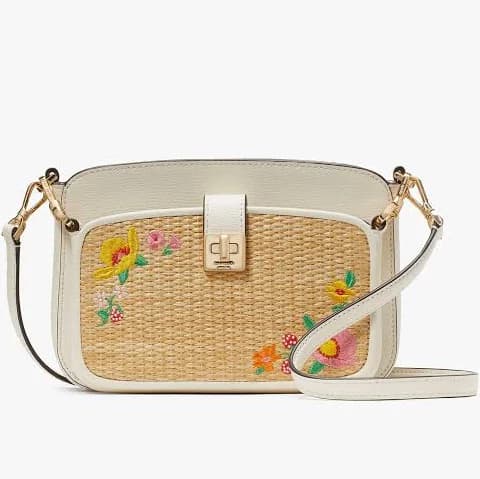 Kate Spade New York Phoebe Straw Crossbody Duo