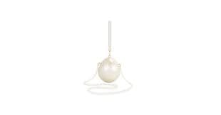 Amazon.com: Ryxuzer Bolso de mano de acrílico, bolso de mano de perlas para mujer, bolso de noche para invitados de boda, vestido de cadena de perlas de novia, minivestido de concha de