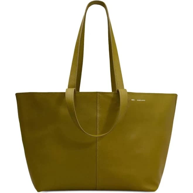 Ami Paris Midi Calf Leather Tote Bag