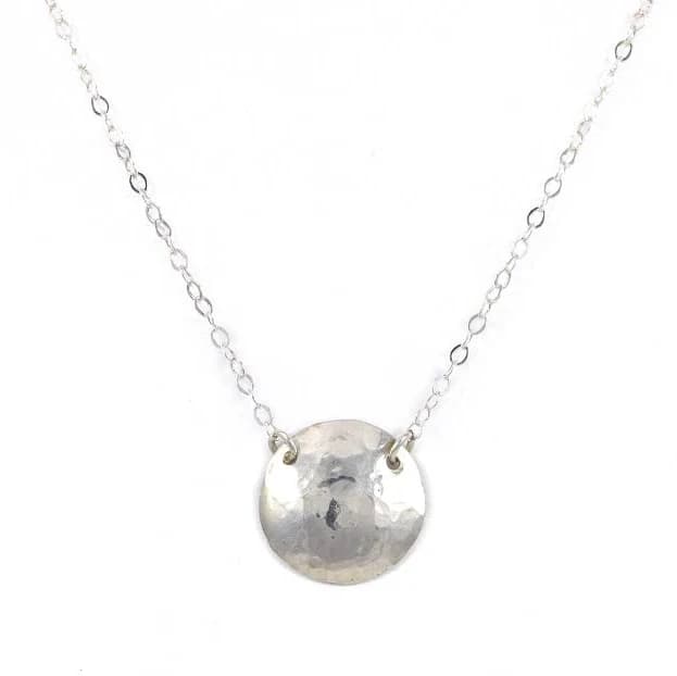 Cadence Silver Circle Necklace