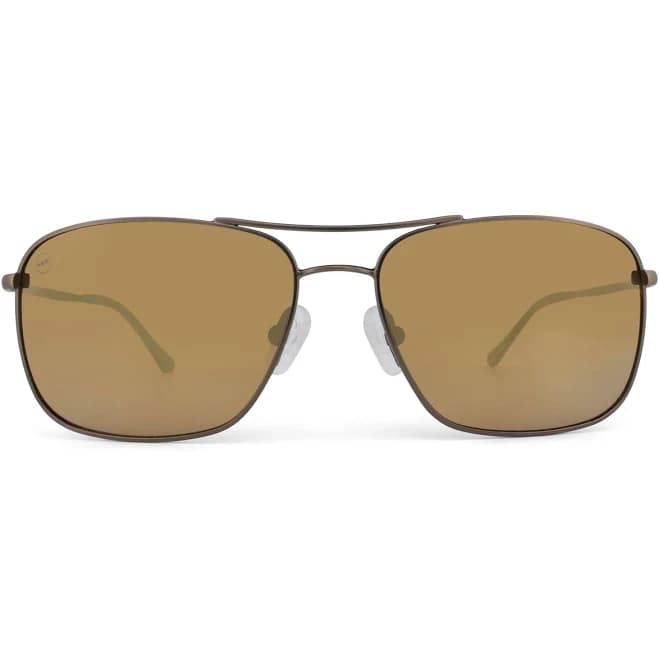 Melonz Eyewear Square Aviator Sunglasses with Gold Mirror Lenses