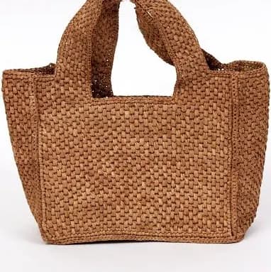 Lulu Raffia Mini Lulu Tote