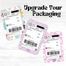 Personalized Shipping Label Frame | Branded USPS Border (canva Template) - Etsy