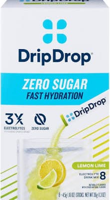 DripDrop Electrolyte Drink Mix Lemon Lime 8