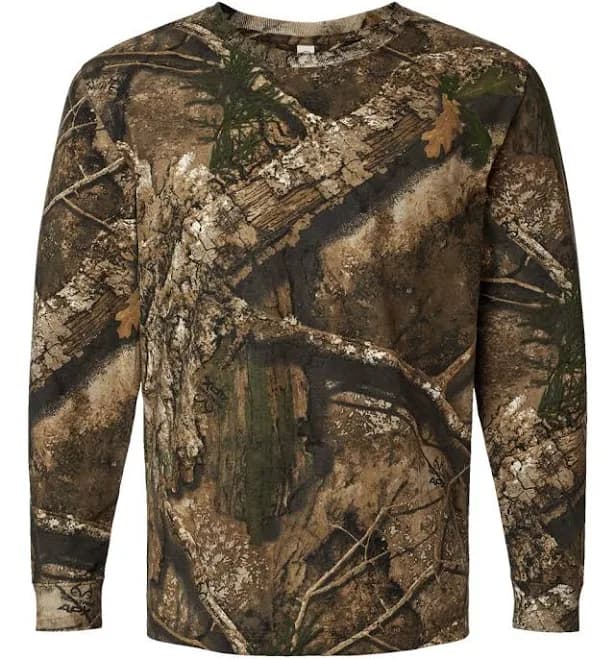 Code Five Men's 3981 Realtree Camo Long Sleeve T-Shirt