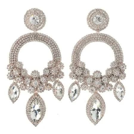 Women's Rhinestone Chandelier Earrings