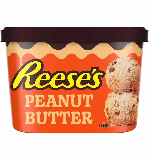 Breyers Peanut Butter Light Ice Cream With Reese''s Peanut Butter Cups And Peanut Butter Swirl 1 Tub 48 oz