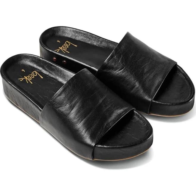 Beek Shoes Pelican Leather Platform Sandal
