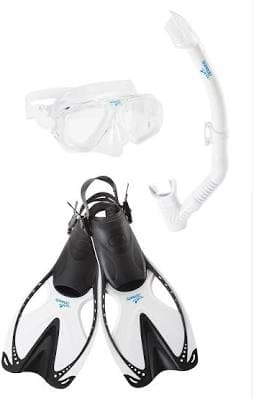 Speedo Adult Adventure Mask/Snorkel/Fin Set