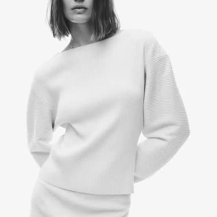 H&M Ladies Rib-Knit Top