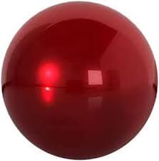 NATEPOM Gazing Ball,Polished Hollow Ball, Stainless Steel Decorative Paint Ball red Electroplating Hollow Hanging Christmas Ball(90MM) : Patio, Lawn & Garden - Amazon.com