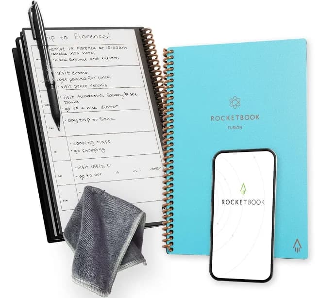 Rocketbook Fusion Smart Notebook Seven Assorted Page Formats