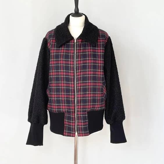 Tartan Bomber Jacket