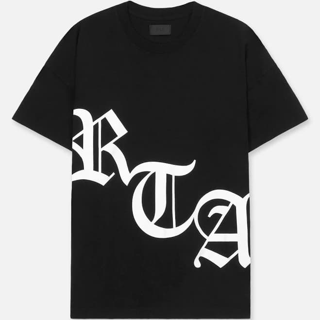Short Sleeve Tee | Black Old English