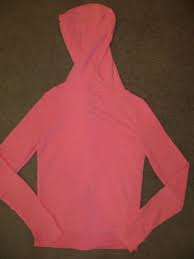 VICTORIA'S SECRET NEON PINK ORANGE ZIPPER HOODIE SWEATSHIRT JACKET NWT XS S | eBay