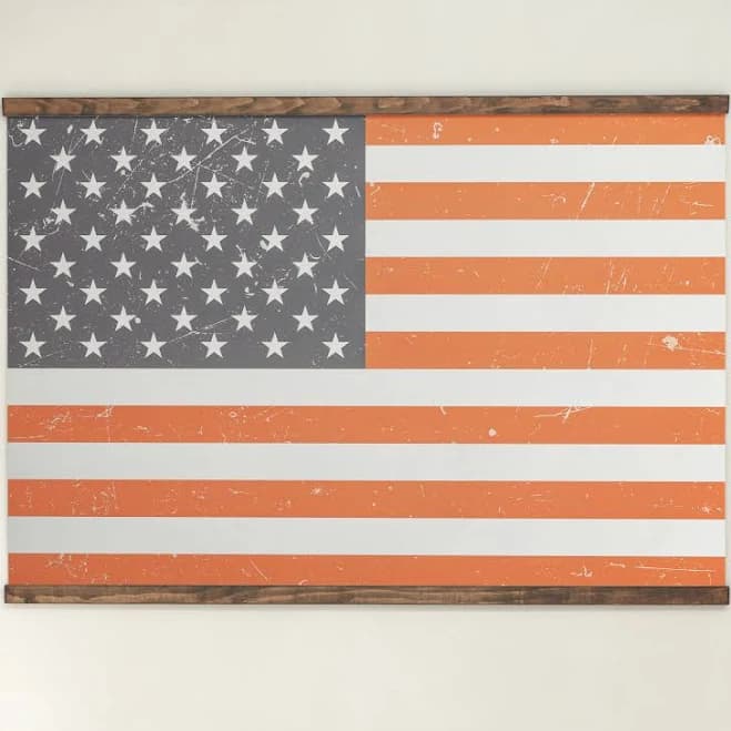 American Flag Horizontal Tapestry