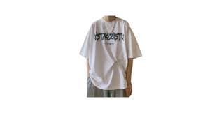 Amazon.com: Moleobea Men Y2K Harajuku Vintage Tee Grunge Emo Streetwear Washed Over Size Short Sleeves Shirts Preppy Casual Fashion Tops (Black,S,Small) : Clothing, Shoes & Jewelry