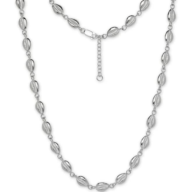 Flat Cowrie Shell .925 Sterling