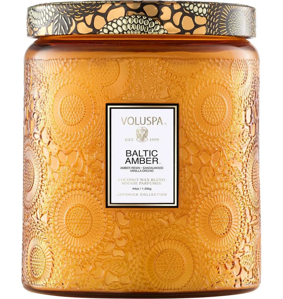Baltic Amber Luxe Jar Candle
