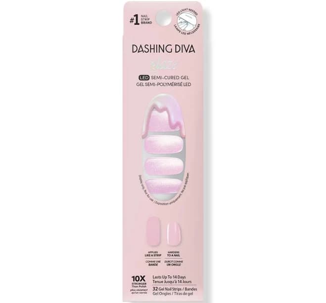 Dashing Diva Glaze Design Semi-Cured Gel Nail Polish Stickers
