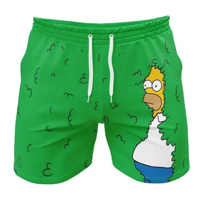 Simpson Hide and Seek Cat Quick Drying Shorts