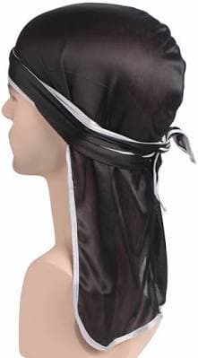 Silky Long Tail Durag Bandana